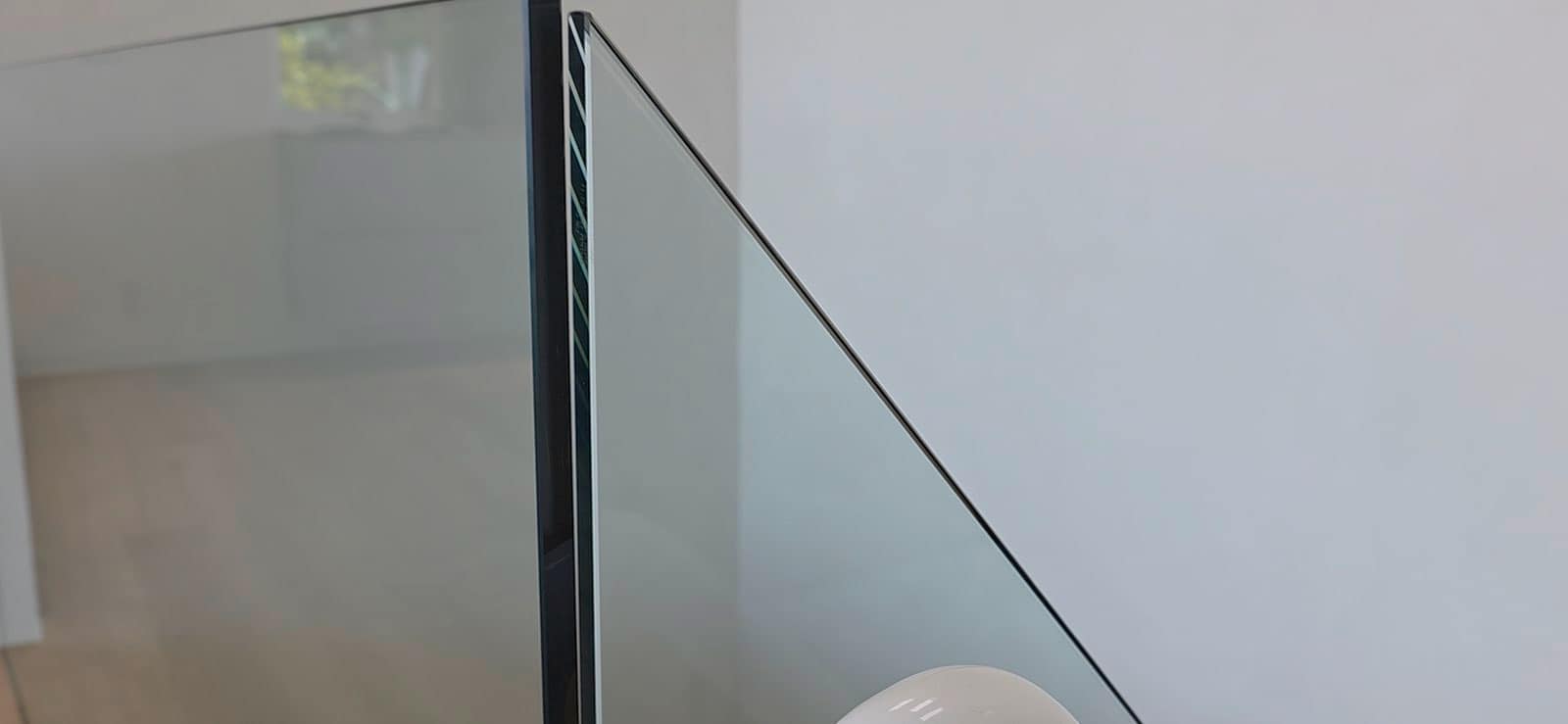 Frameless glass stair railing walkthrough